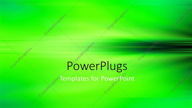  Presentation with green abstract - An Elegant Abstract Blurred Green Background