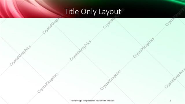 Title Only presentation slide layout