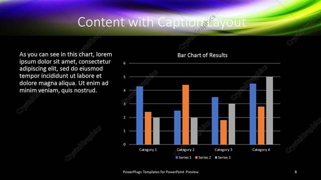 Content with Caption presentation slide layout