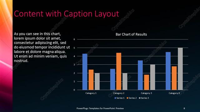 Content with Caption presentation slide layout