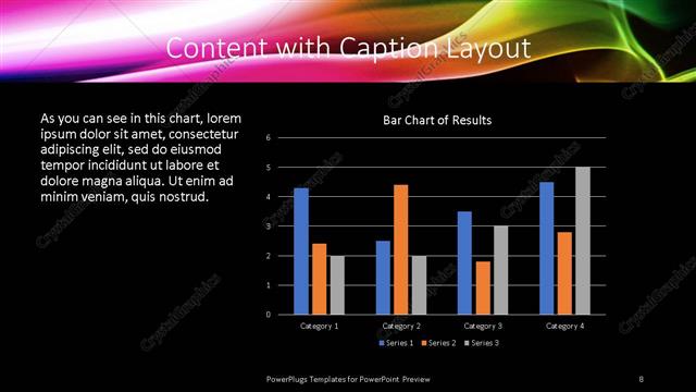 Content with Caption presentation slide layout