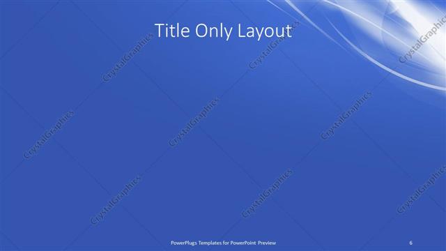 Title Only presentation slide layout