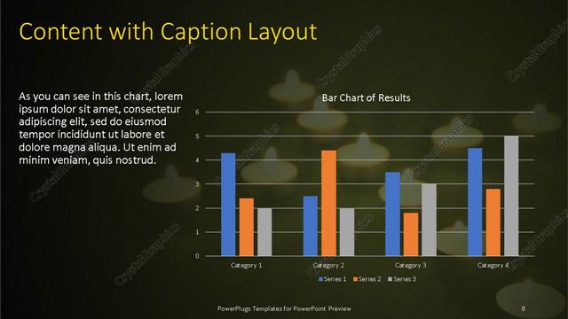 Content with Caption presentation slide layout