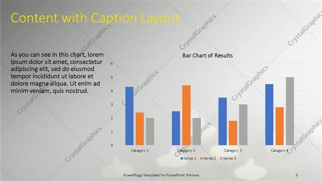 Content with Caption presentation slide layout