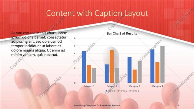 Content with Caption presentation slide layout