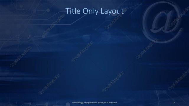 Title Only presentation slide layout