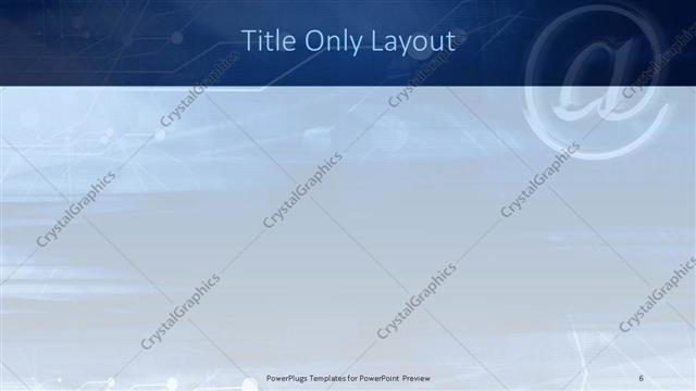 Title Only presentation slide layout