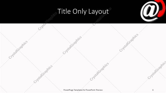 Title Only presentation slide layout