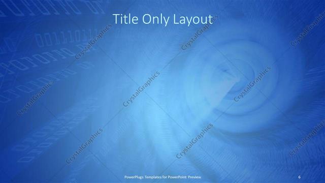 Title Only presentation slide layout