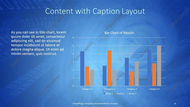 Content with Caption presentation slide layout