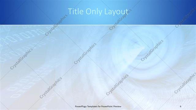 Title Only presentation slide layout
