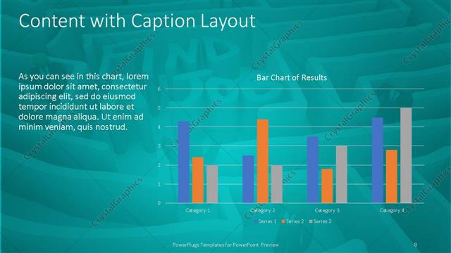 Content with Caption presentation slide layout