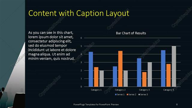 Content with Caption presentation slide layout