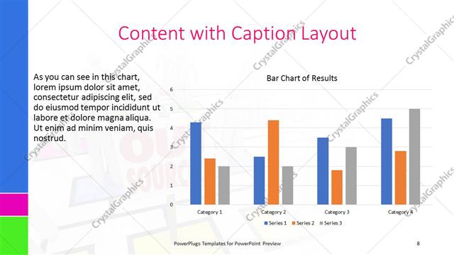 Content with Caption presentation slide layout