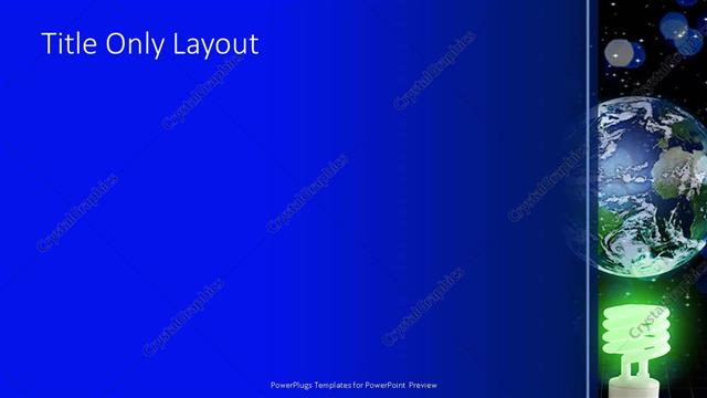 Title Only presentation slide layout