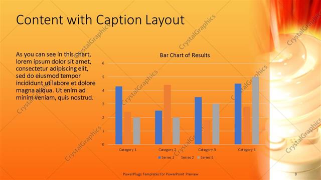 Content with Caption presentation slide layout