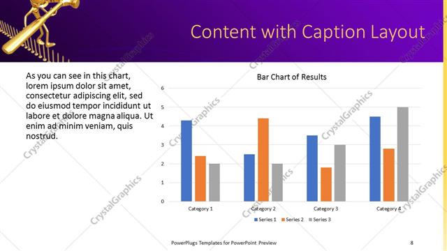 Content with Caption presentation slide layout
