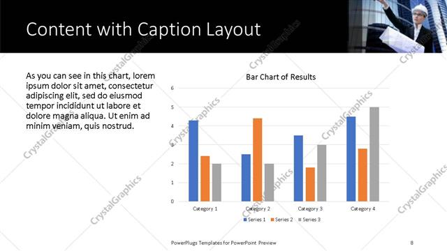 Content with Caption presentation slide layout