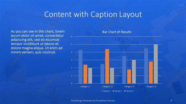 Content with Caption presentation slide layout