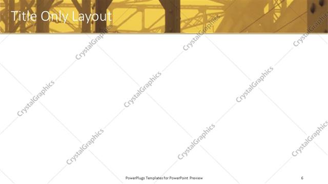 Title Only presentation slide layout