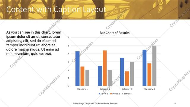 Content with Caption presentation slide layout