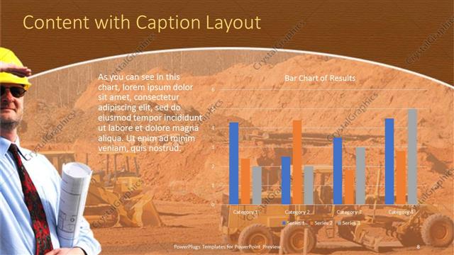 Content with Caption presentation slide layout