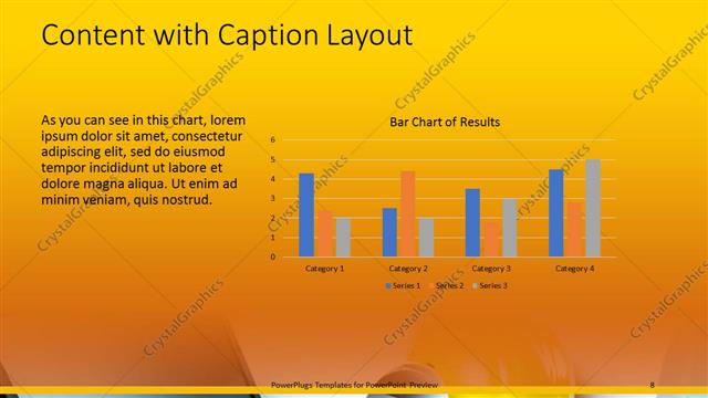 Content with Caption presentation slide layout