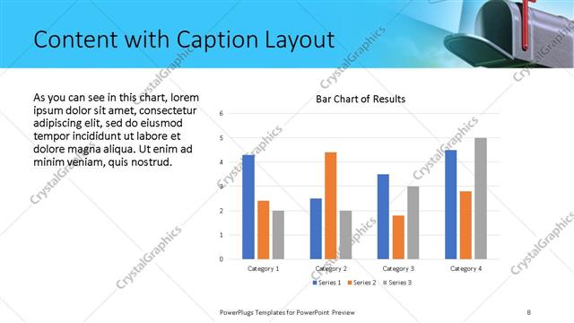 Content with Caption presentation slide layout