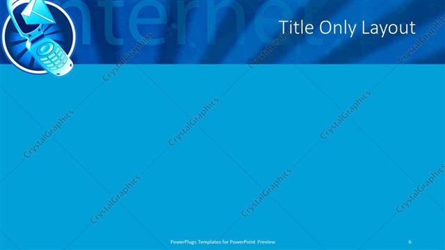 Title Only presentation slide layout