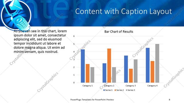 Content with Caption presentation slide layout