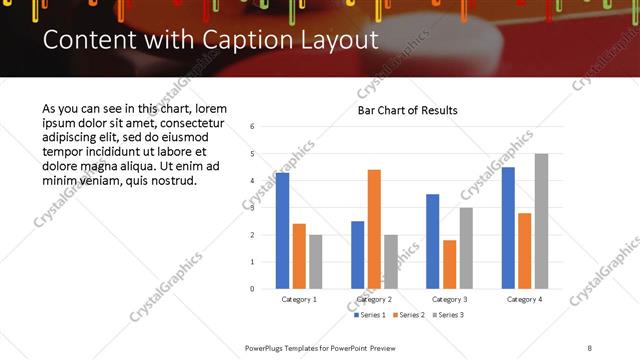 Content with Caption presentation slide layout