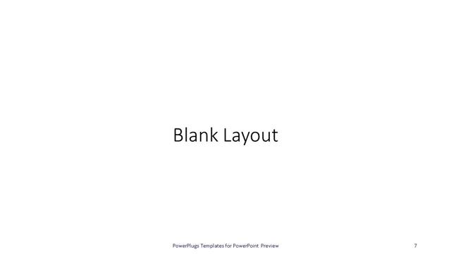 Blank presentation slide layout