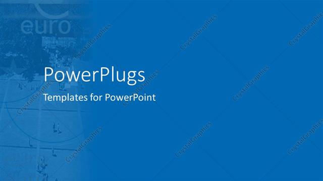  Presentation with euro - Euro sign on blue background, foreign currency