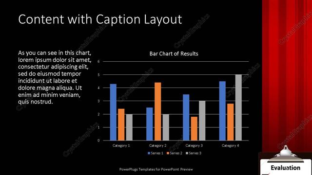 Content with Caption presentation slide layout