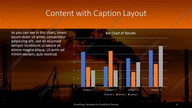 Content with Caption presentation slide layout