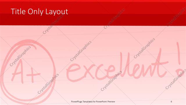 Title Only presentation slide layout