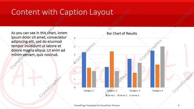 Content with Caption presentation slide layout