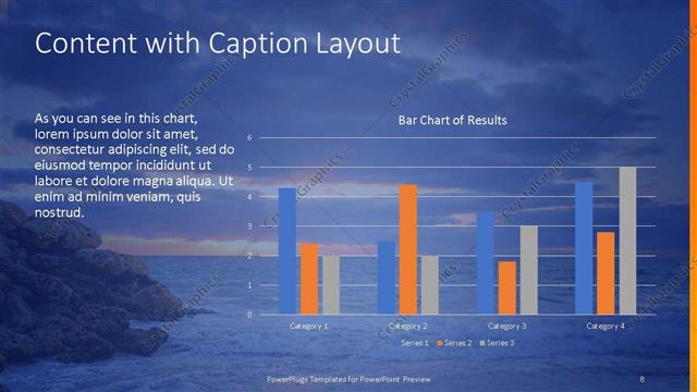 Content with Caption presentation slide layout