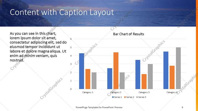 Content with Caption presentation slide layout