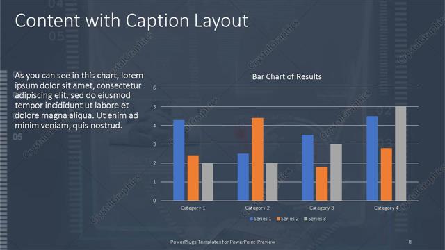 Content with Caption presentation slide layout