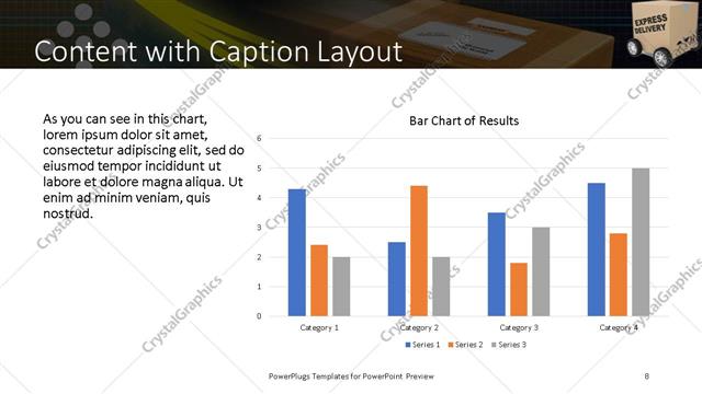 Content with Caption presentation slide layout