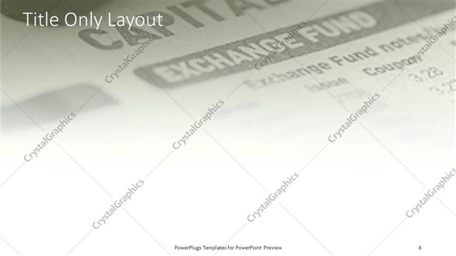 Title Only presentation slide layout