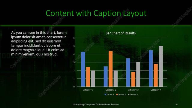 Content with Caption presentation slide layout