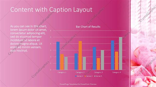 Content with Caption presentation slide layout