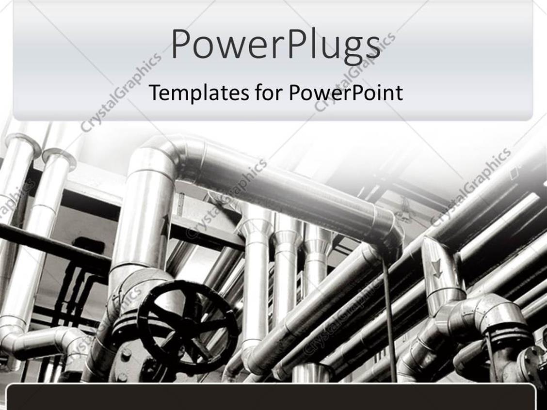 powerpoint-template-factory-pipes-in-black-and-white-background-17193
