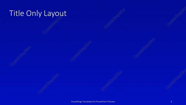 Title Only presentation slide layout