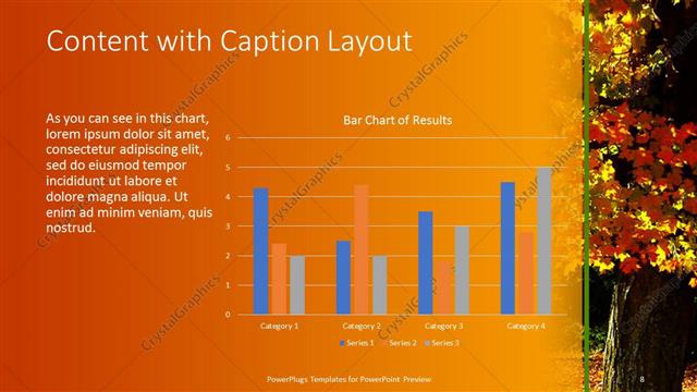Content with Caption presentation slide layout