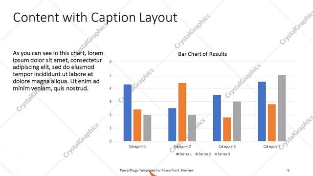 Content with Caption presentation slide layout