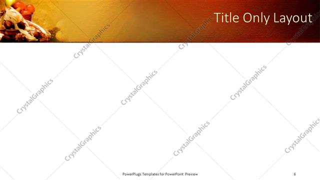 Title Only presentation slide layout