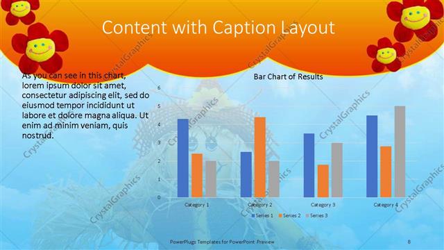 Content with Caption presentation slide layout